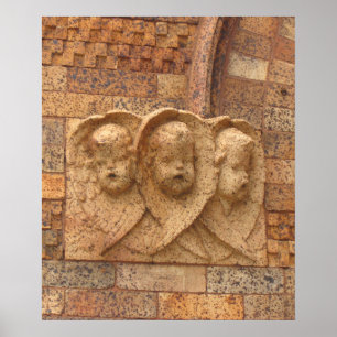 Stone Citizens three granite infants Poster