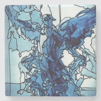 Stone Coaster Blue Angel