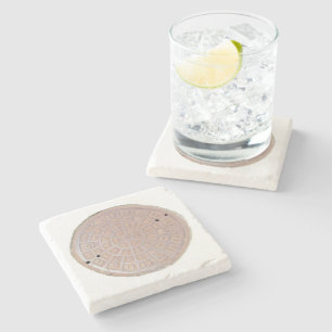 Stone Coaster - Iron Man Hole Cover