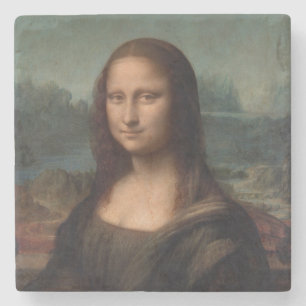 STONE COASTER : LEONARDO DA VINCI : Mona Lisa