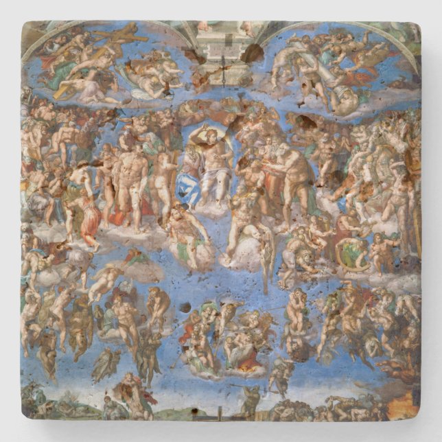 STONE COASTER : MICHELANGELO : THE LAST JUDGMENT (Front)