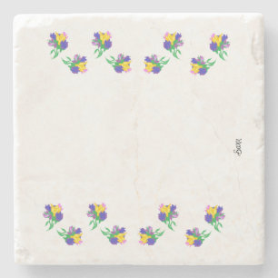Stone Coaster : Tulips