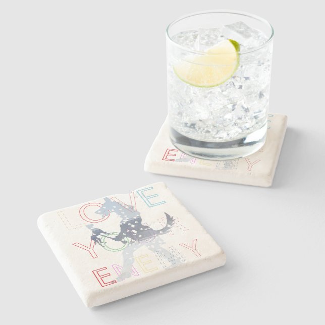 Stone Coaster with square images (Side)
