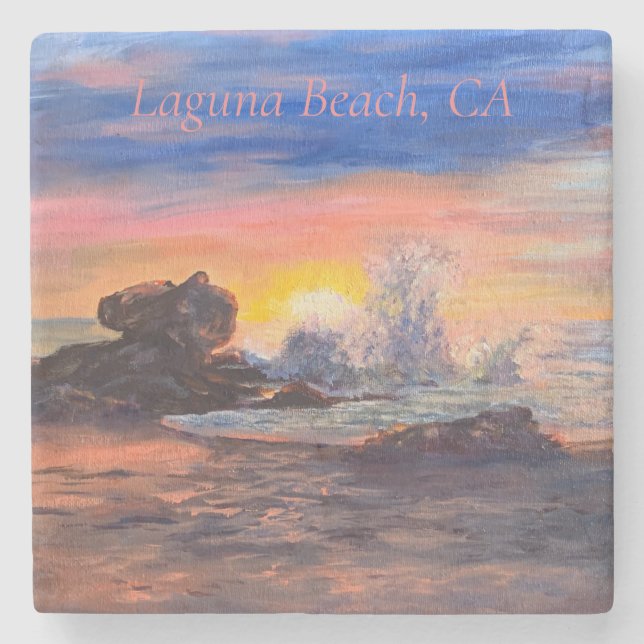 Stone coastet coaster (Front)