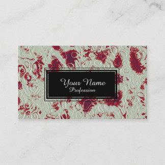 Stone cream planet cover business card