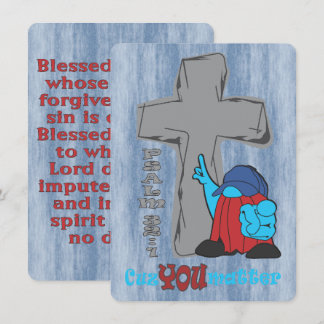 Stone Cross Cuz You Matter Psalm 32 1 Card
