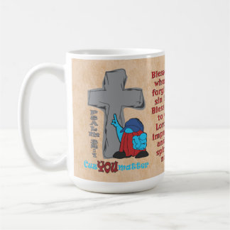 Stone Cross Cuz You Matter Psalm 32 1 Coffee Mug