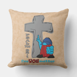 Stone Cross Cuz You Matter Psalm 32 1 Cushion