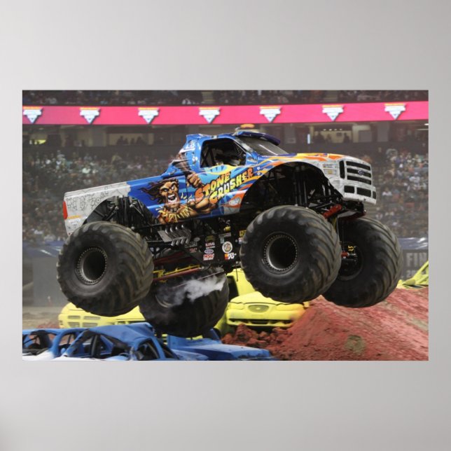 Stone Crusher Monster Truck Print (Front)