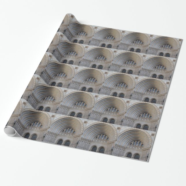 Stone Entrance Wrapping Paper (Unrolled)