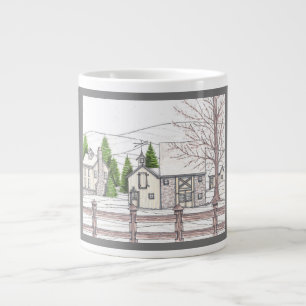 Stone Farm Jumbo Mug with Grey