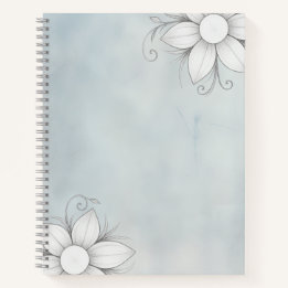 Stone Floral  Notebook