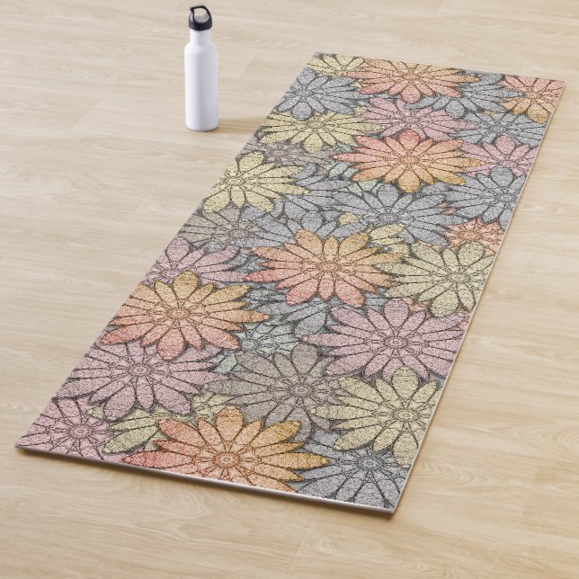 Stone Flowers Yoga Mat (In Situ)