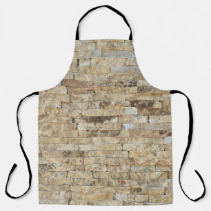 Stone geometric pattern apron