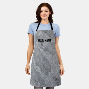 Stone granite structure grey stoneware apron