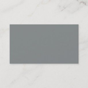 Stone Grey Personalised Grey Colour Background Business Card