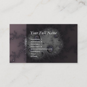 Stone Guardian - Fractal Art Business Card