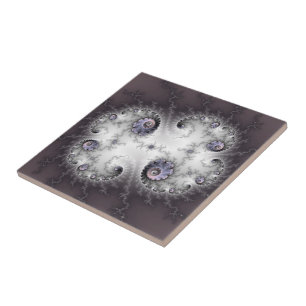 Stone Guardian - Fractal Art Tile