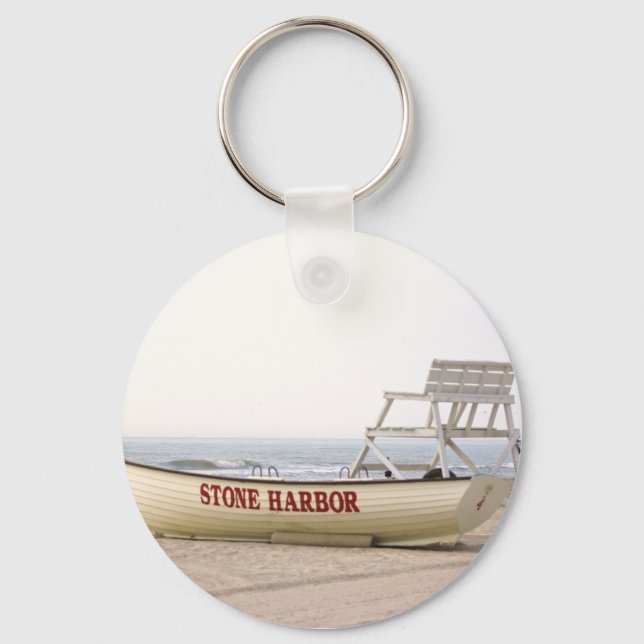 Stone Harbour Boat Keychain (Front)