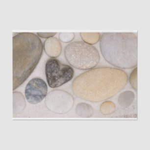 Stone heart tissue paper
