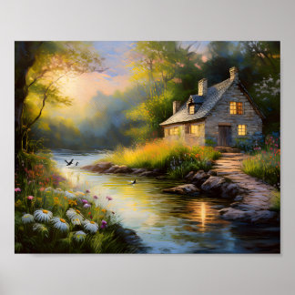 Stone House on the River 1 Poster