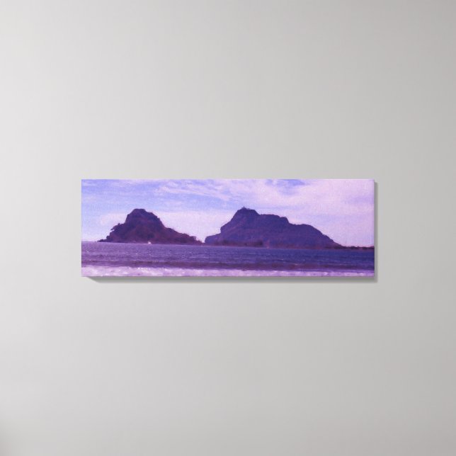 Stone Island Oil Painting Canvas Print (Front)