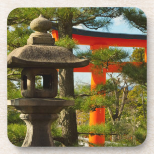 Stone Lantern and Torii Gate Coaster