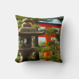 Stone Lantern and Torii Gate Cushion