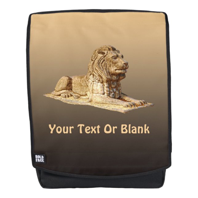 Stone Lion Backpack (Front)