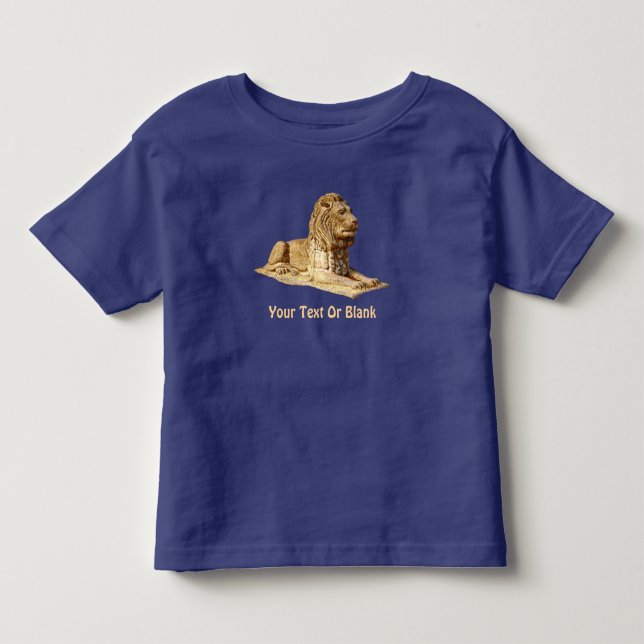 Stone Lion Toddler T-Shirt (Front)