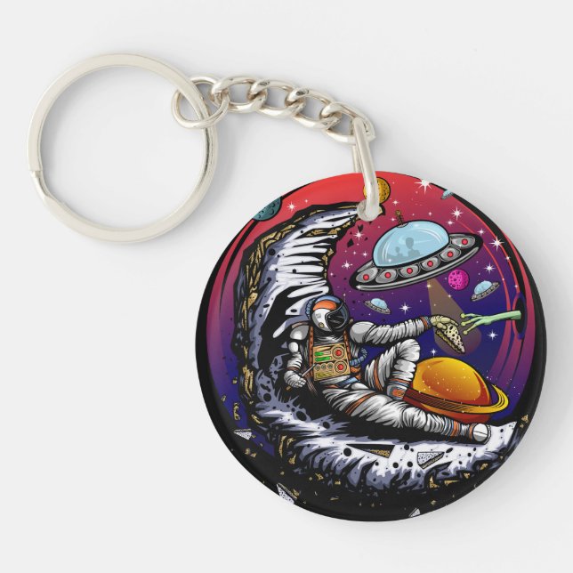Stone Magnet Key Ring (Front)