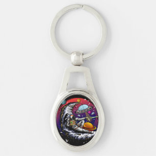 Stone Magnet Key Ring