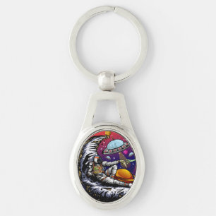 Stone Magnet Key Ring