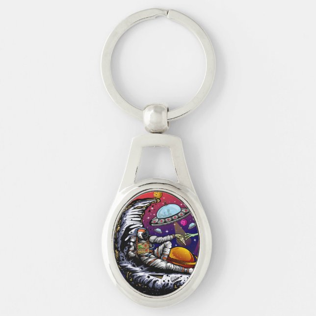 Stone Magnet Key Ring (Front)