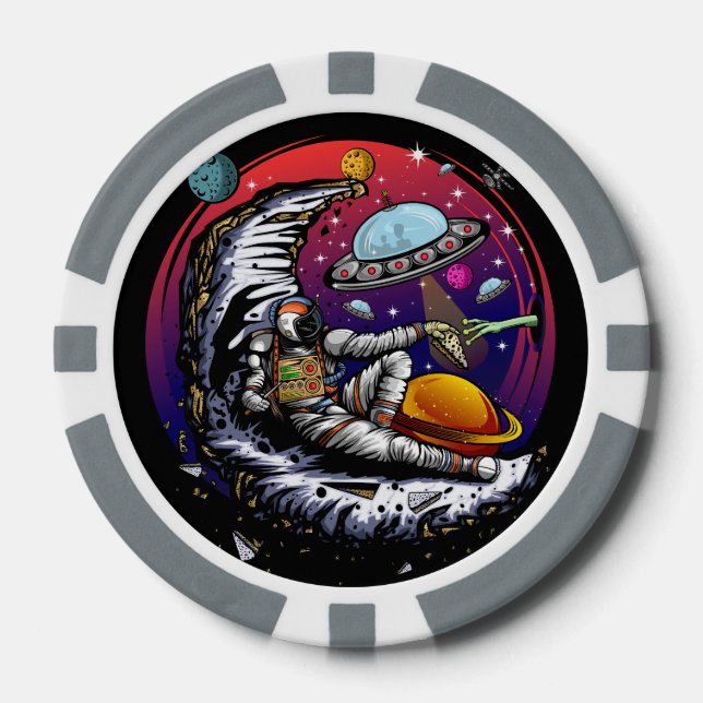 Stone Magnet Poker Chips (Front)