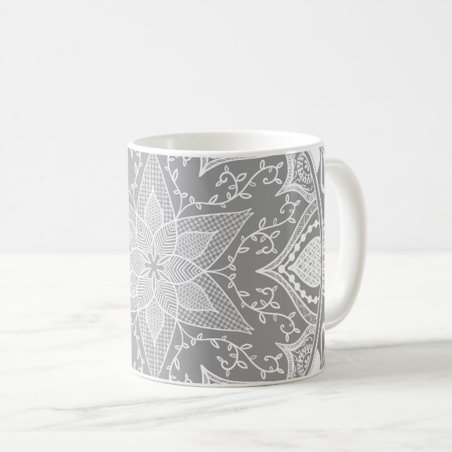 Stone Mandala Coffee Mug (Front Right)