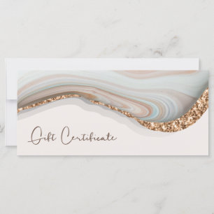 Stone Marble Agate Gift Certificate