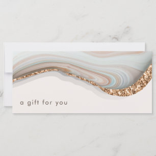 Stone Marble Agate Gift Certificate