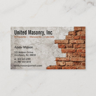 Stone Masonry business cards