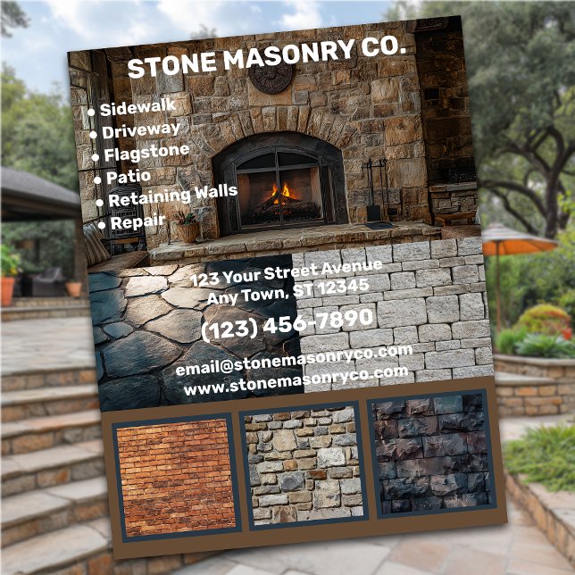 Stone Masonry Business Flyer (Creator Uploaded)