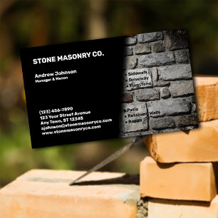 Stone Masonry Company Business Card