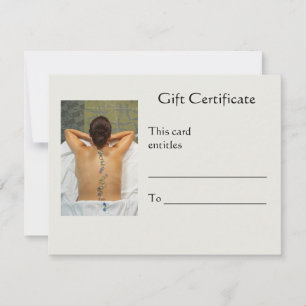 Stone Massage Gift Certificate