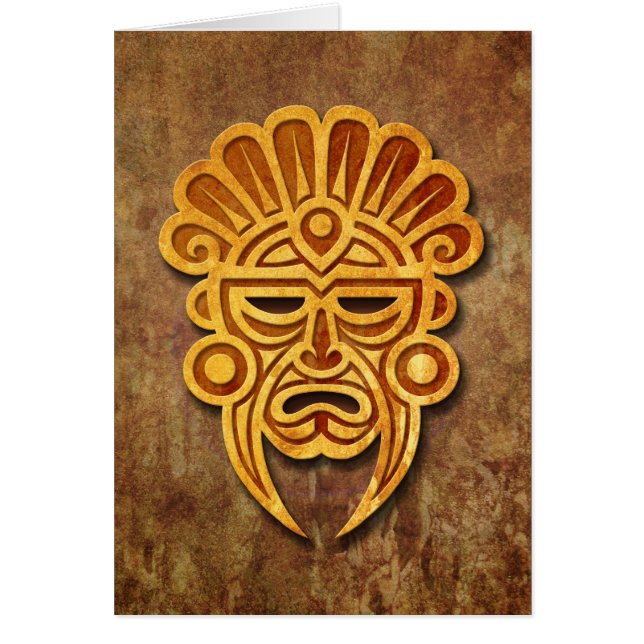 Stone Mayan Mask (Front)