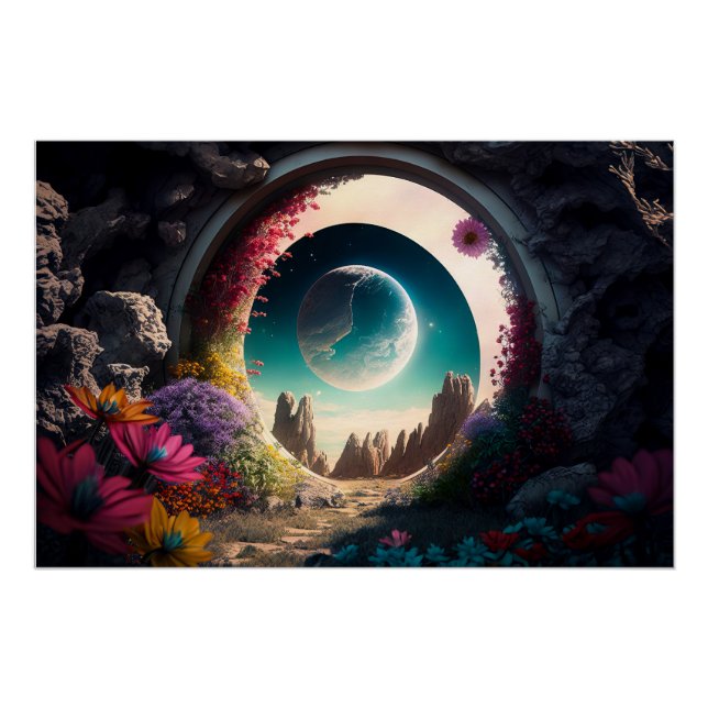 Stone moon gate poster (Front)