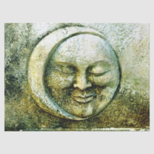 stone moon tissue paper