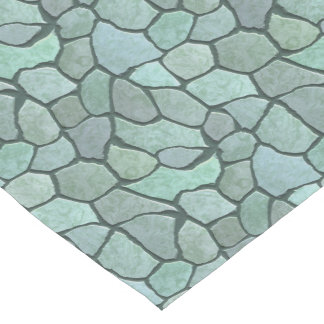 Stone Mosaic Pattern Short Table Runner