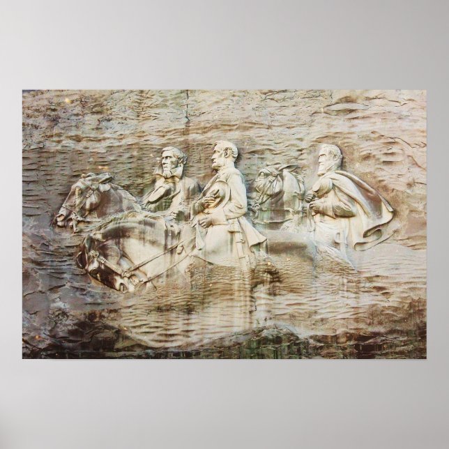 Stone Mountain Carving, Georgia Poster (Front)