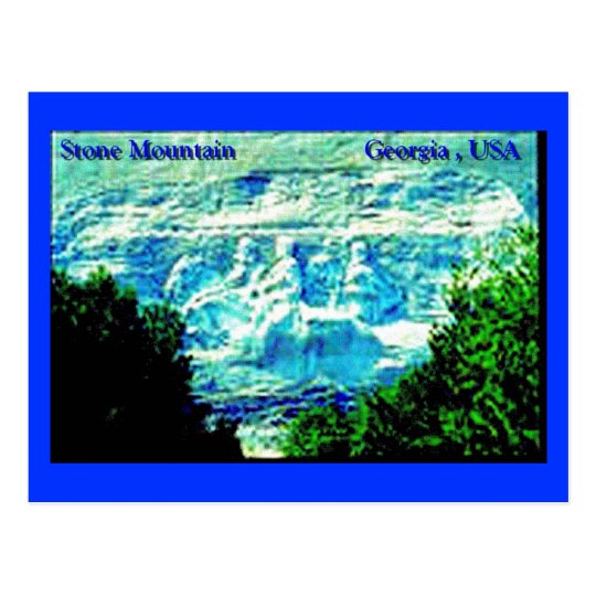 Stone Mountain Carving Post Card
