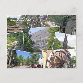 Stone Mountain Collage, Stone Mountain, GA Postcard
