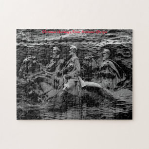 Stone Mountain Georgia.Christmas Greetings Jigsaw Puzzle
